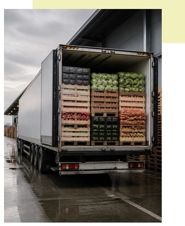 Перевозка плодоовощной продукции в Тейково по цене от 5437 р. | Агросервис-Ткв